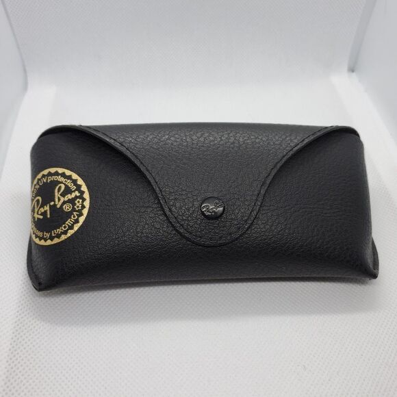 Ray-Ban Black & Gold Colored Glasses Case - Picture 1 of 2